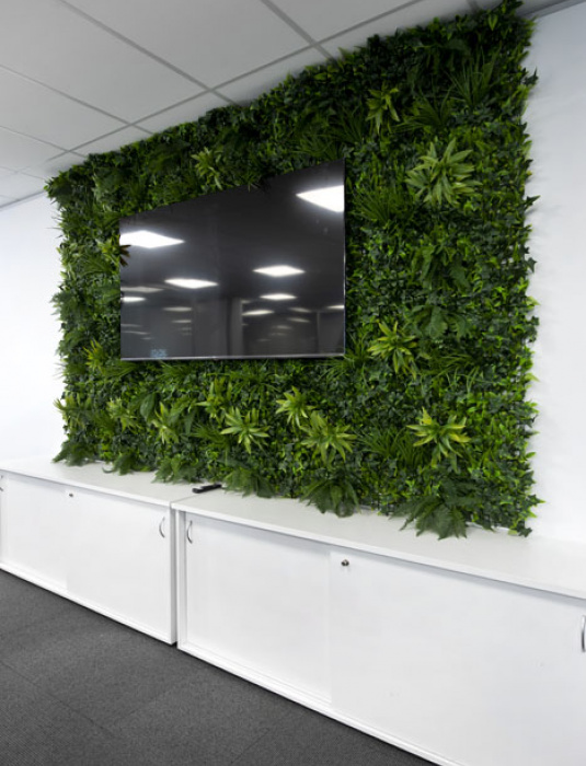 chapman street commercial office wall feature